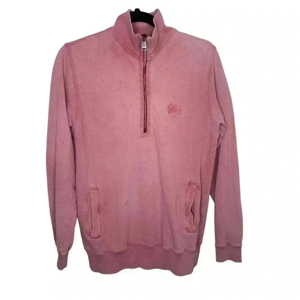 Burberry London long sleeve half zip size small